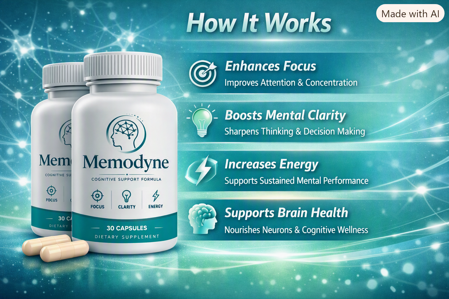 How Memodyne works — circulation support mechanism